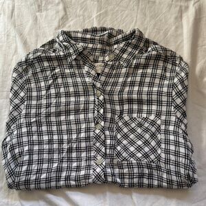 Universal Thread Monochrome Plaid Shirt